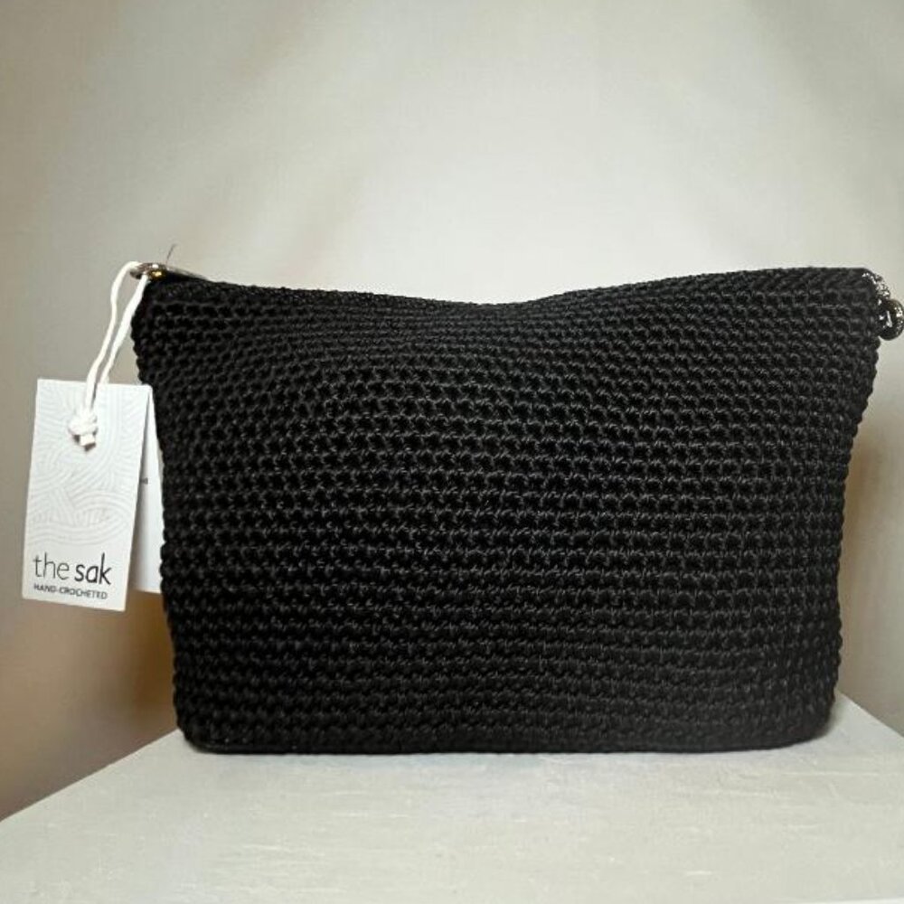 The Sak Hand Crocheted Clutch Purse New